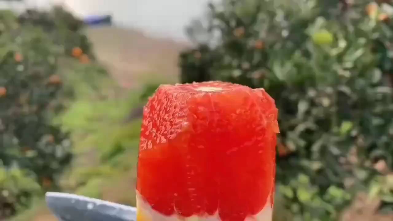 甜橙雪糕成品展示图