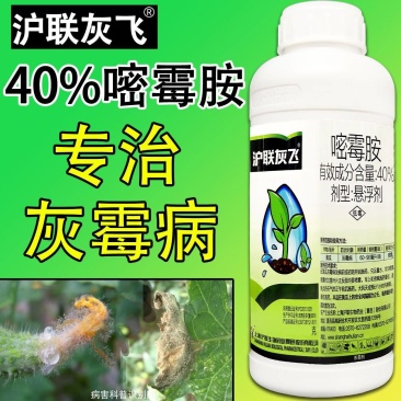 沪联灰飞40%嘧霉胺灰霉病黄瓜番茄果树蔬菜花卉杀菌剂农药