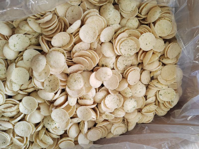 手工百合片膨化食品休闲零食牛排味香辣味原味