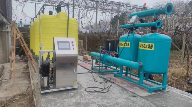 全自动反冲洗砂石过滤器全自动农业灌溉水肥机