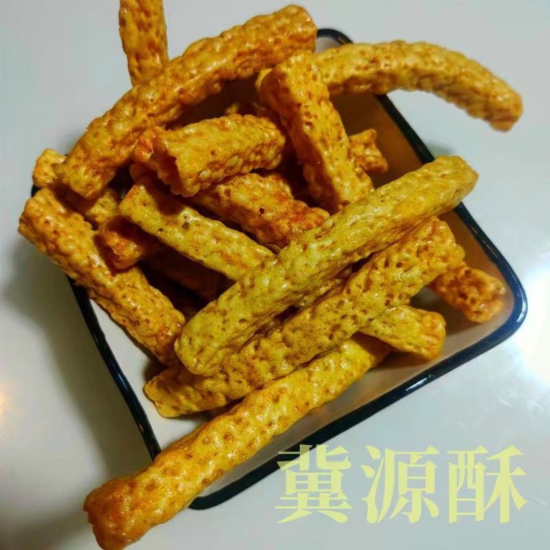 亚麻籽烤酥网红休闲膨化食品散装8斤装摆地摊商超货源