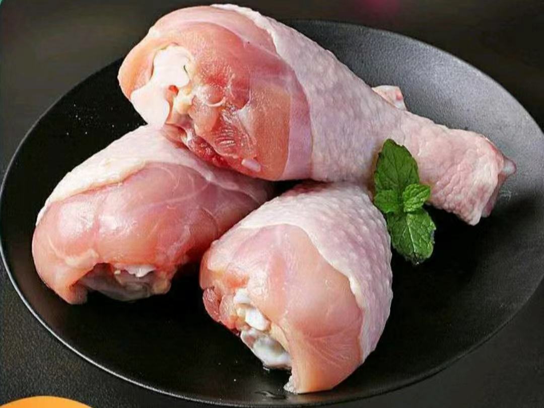 鸡腿与大葱的搭配美食