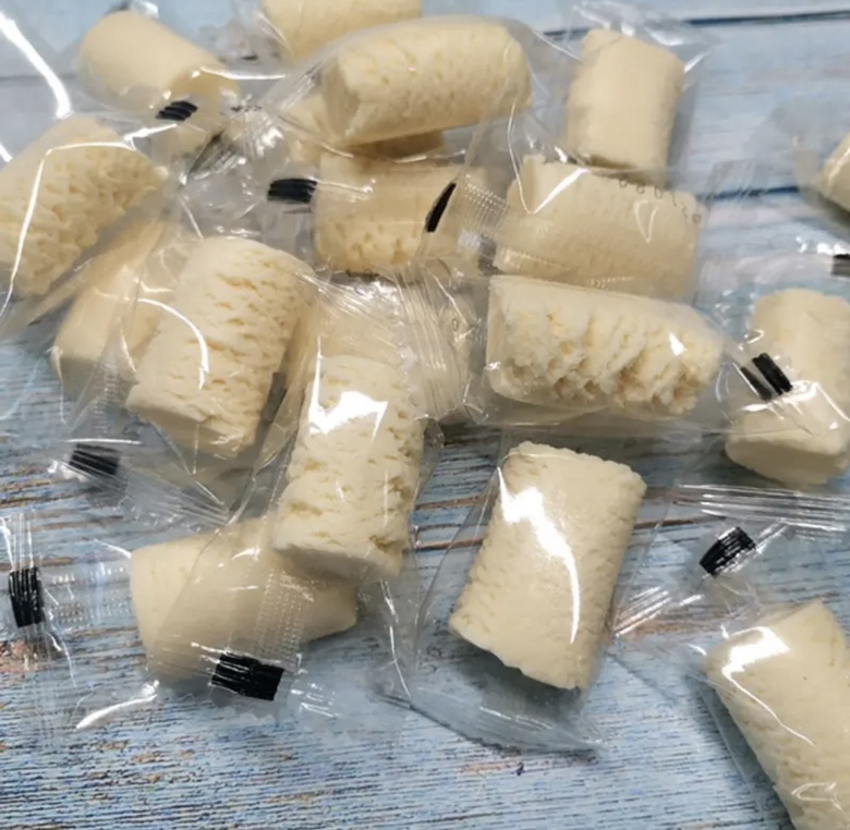 无糖奶油成分标签示意图