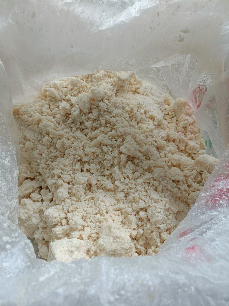 鲜豆渣，熟豆渣。