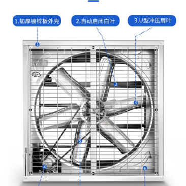 排风扇大功率抽风机养殖场用换气扇工厂直销
