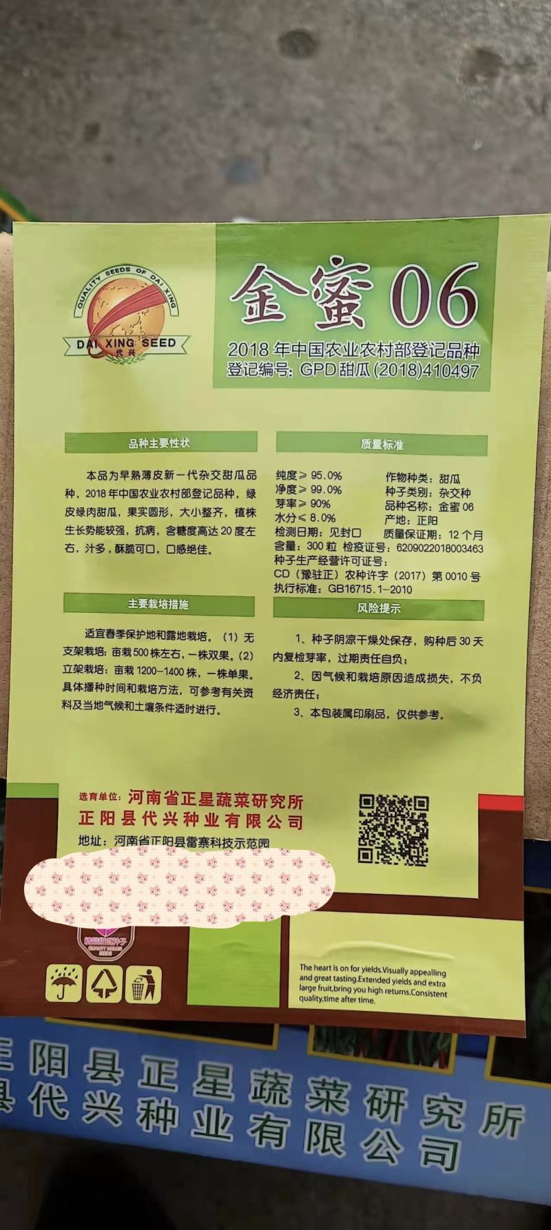 金蜜06甜瓜种子早熟薄皮杂文绿皮绿肉抗病含糖20度口感酥