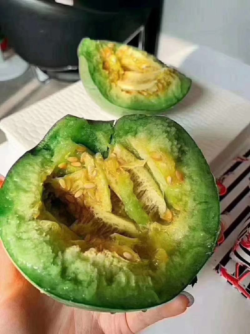 金蜜06甜瓜种子早熟薄皮杂文绿皮绿肉抗病含糖20度口感酥