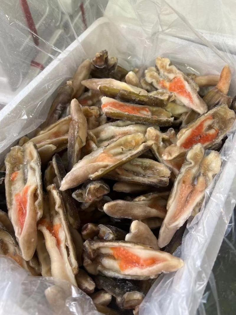 开口蛏子，带壳的蛏子，无沙，个个肥。常年有货。欢迎咨询