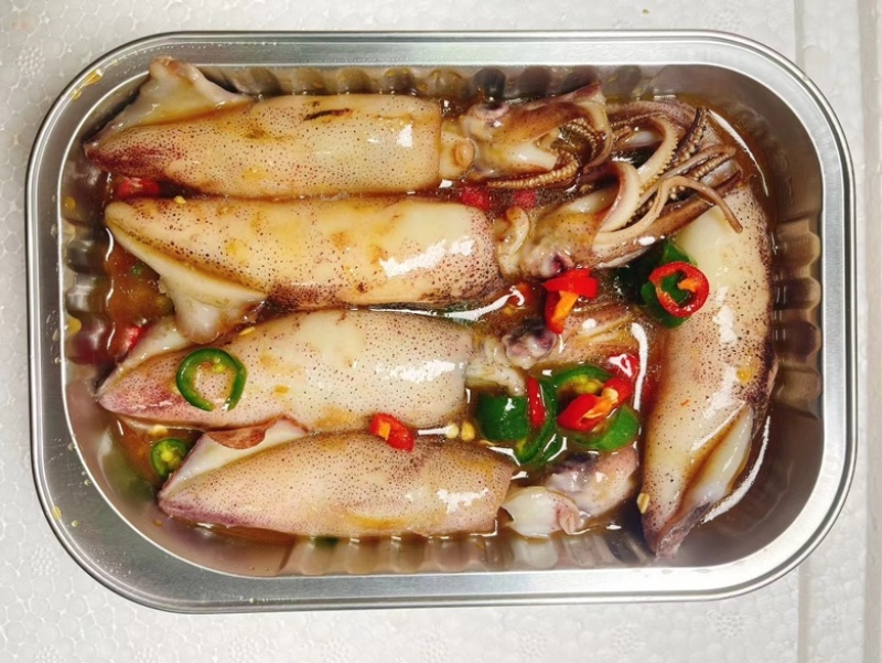 捞汁小海鲜迷你八爪鱼龙虾尾扇贝鲍鱼海鲜拼盘品种齐全