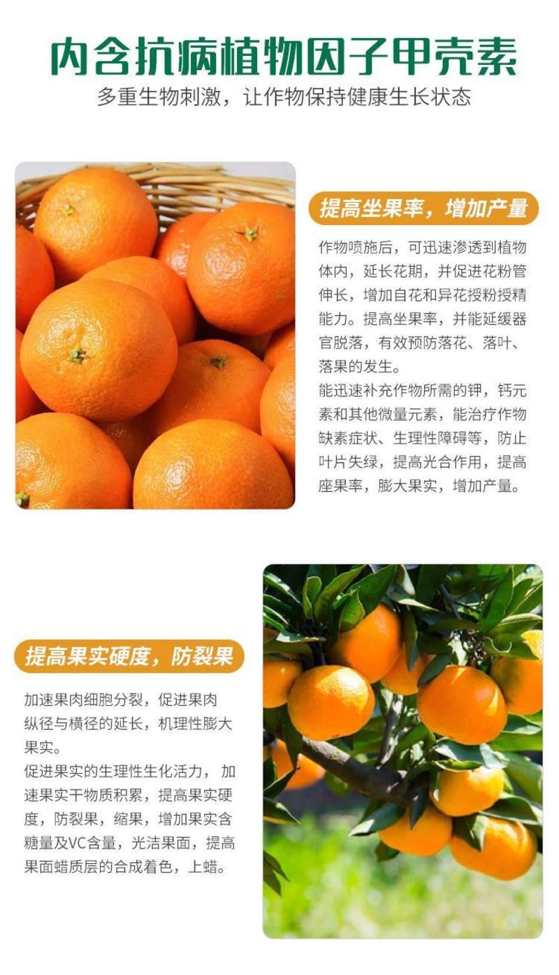 柑橘满园丰柑橘脐橙粑粑柑专用叶面肥膨大上色着色增产美果