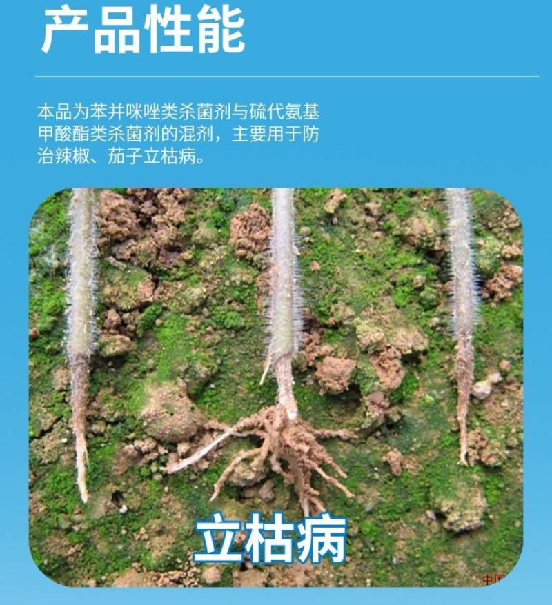 根安多福立枯病猝倒病杀菌剂苗菌敌1kg大包装土壤杀菌