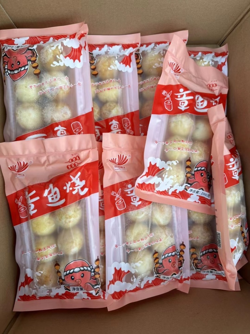 章鱼烧章鱼小丸子油炸食品小零食