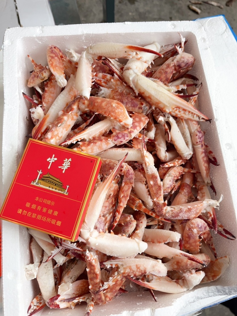 红毛蟹钳，蟹脚，红毛蟹。