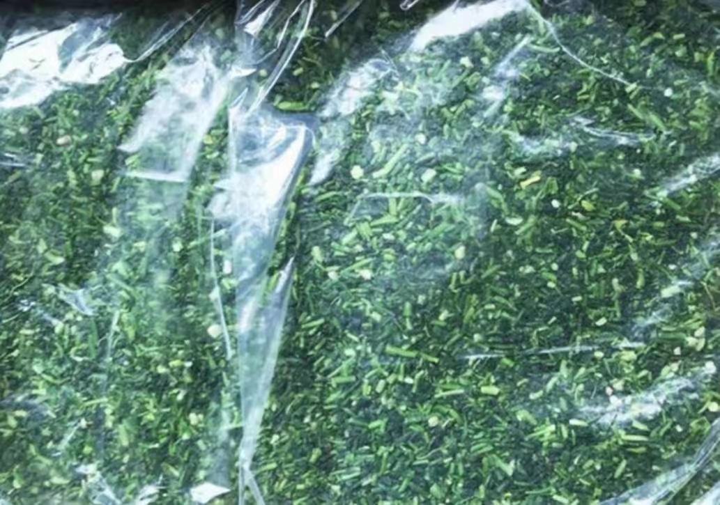 新鲜豆角与变质豆角对比图