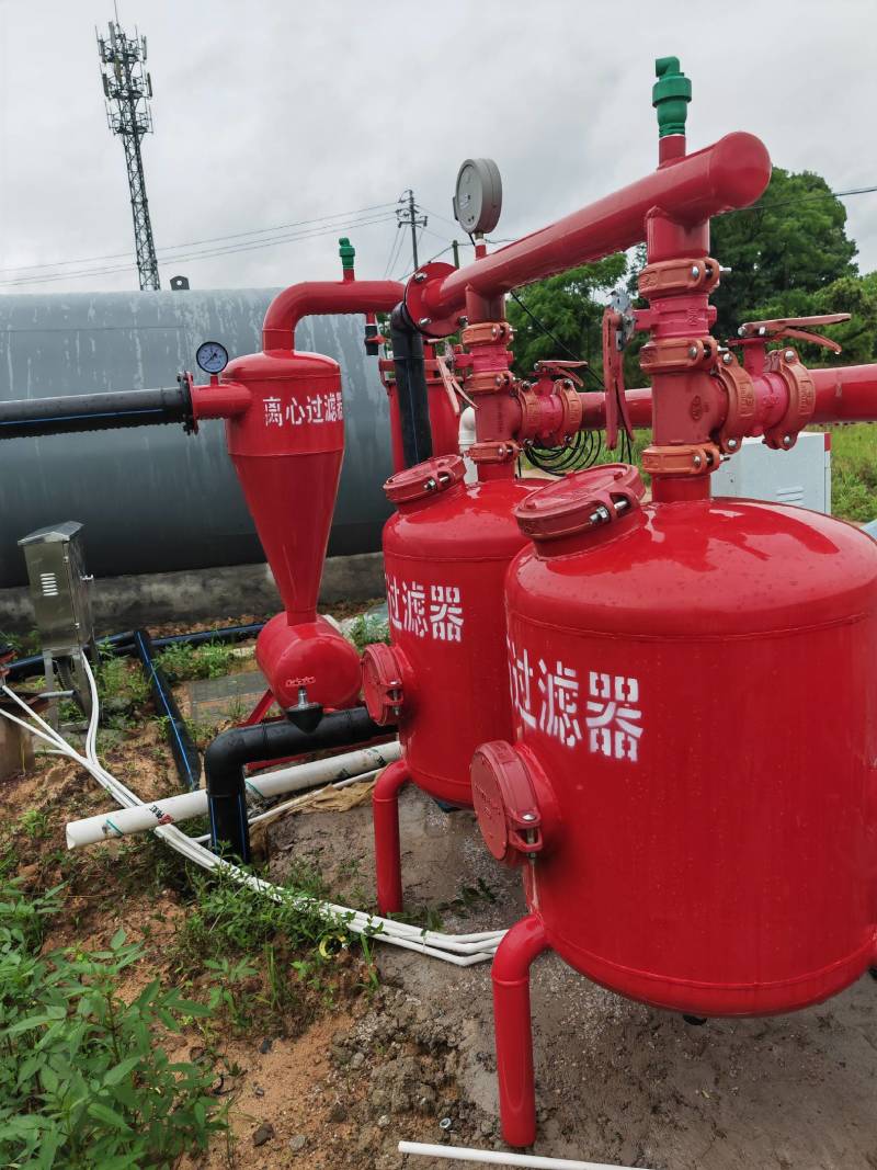 离心网式过滤器农田灌溉砂石过滤器滴灌水肥一体