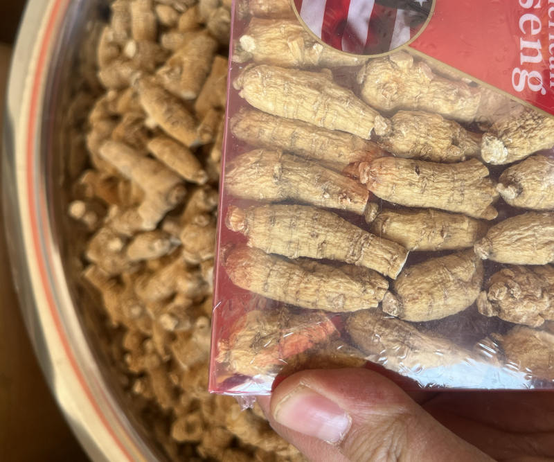 美国西洋参进口粒头3克粒头一盒114克佳选味浓切片