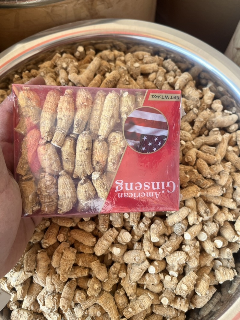 美国西洋参进口粒头3克粒头一盒114克佳选味浓切片