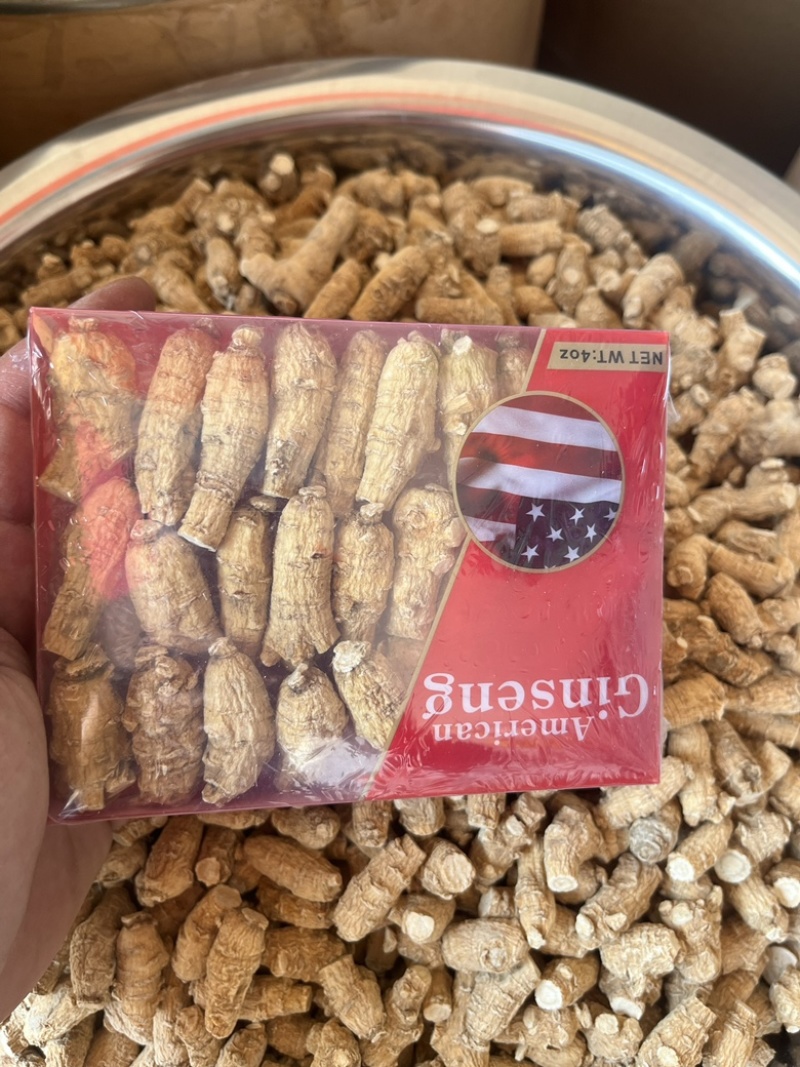 美国西洋参进口粒头3克粒头一盒114克佳选味浓切片