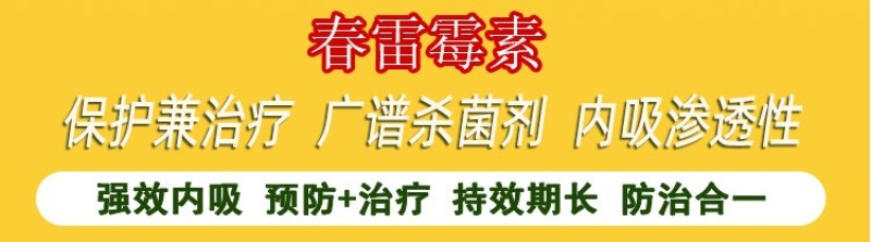 日本北兴加收米2%春雷霉素叶斑病角斑病稻瘟病杀菌剂