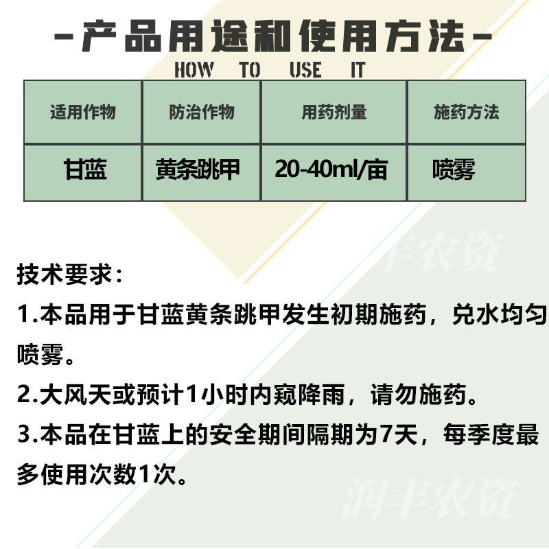 20%联苯菊酯噻虫胺联苯噻虫胺悬浮剂黄条跳甲农药杀虫