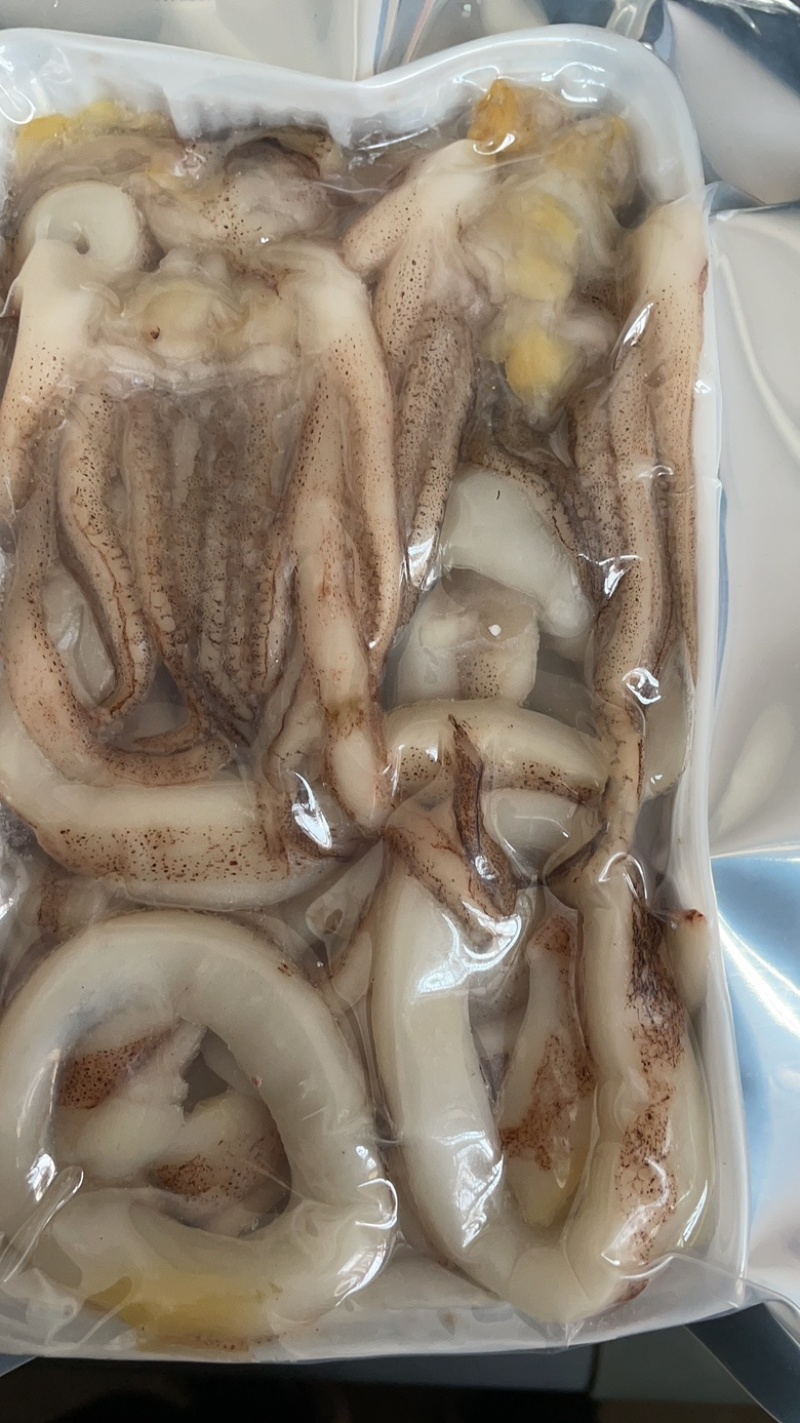 鱿鱼三宝新鲜鱿鱼组合干锅小炒铁板酒店食材