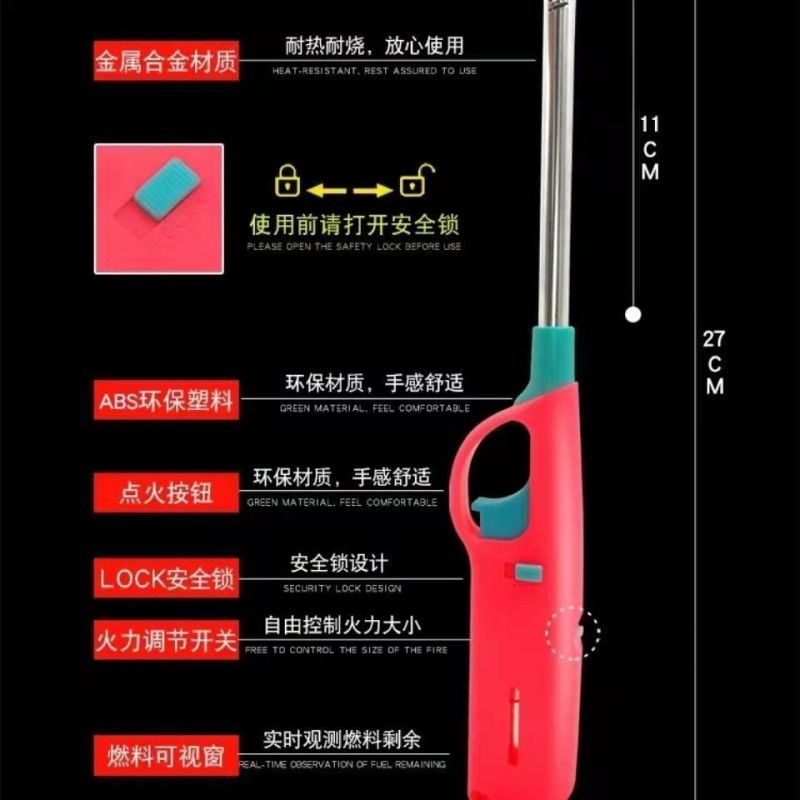 点火器煤气灶点火枪厨房明火家用电子打火器加长燃气打火枪点