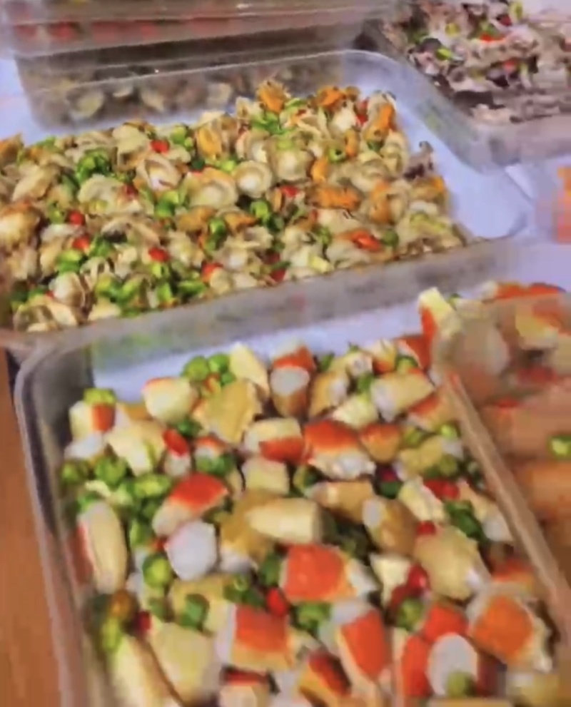玉蟹爪捞汁食材蟹钳捞汁小海鲜食材模拟蟹爪蟹肉火锅食材蟹钳