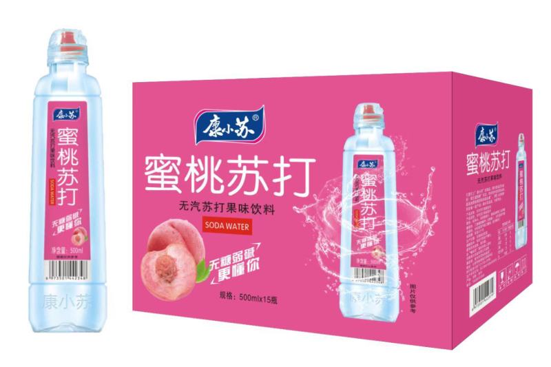500毫升，运动盖箱装苏打水，高端大气