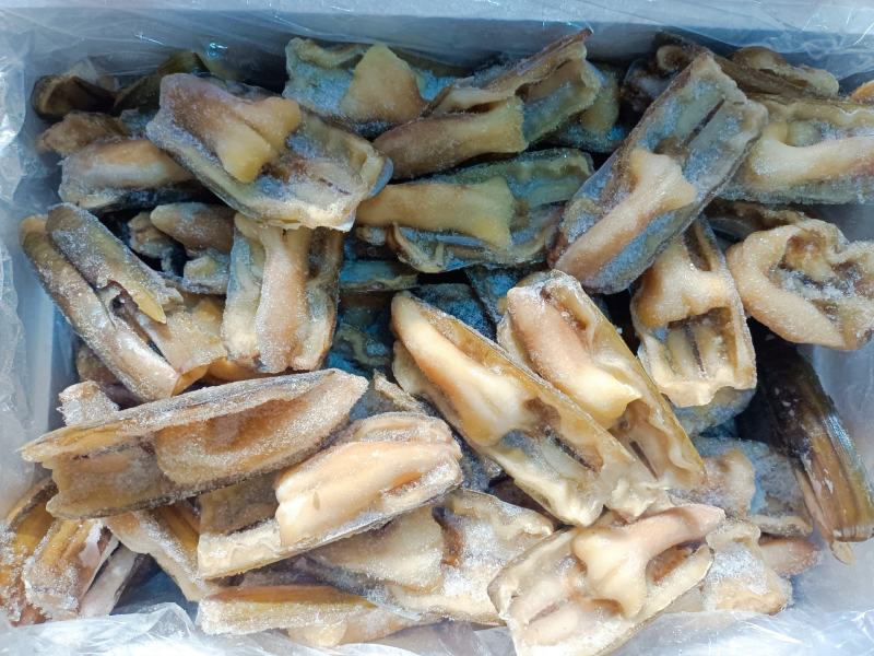 带壳去沙蛏子