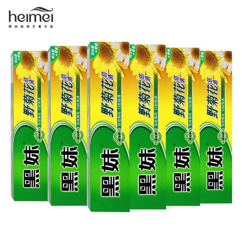 黑妹野菊花倍清牙膏家庭装大支装清新野菊花香型牙膏