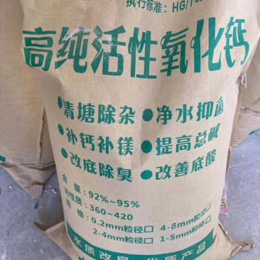 氧化钙水产养殖消毒专用氧化钙颗粒速溶