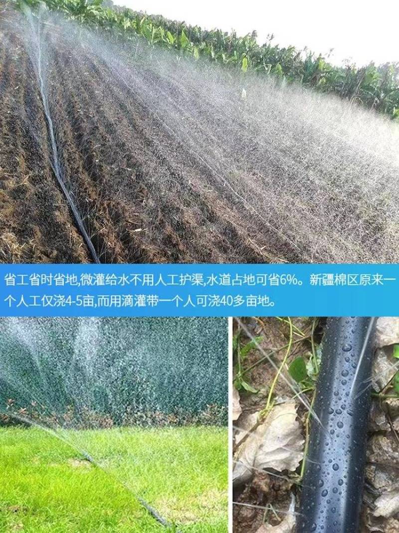 多孔微喷水带农田灌溉用水喷灌带园林绿化微喷带5孔7孔
