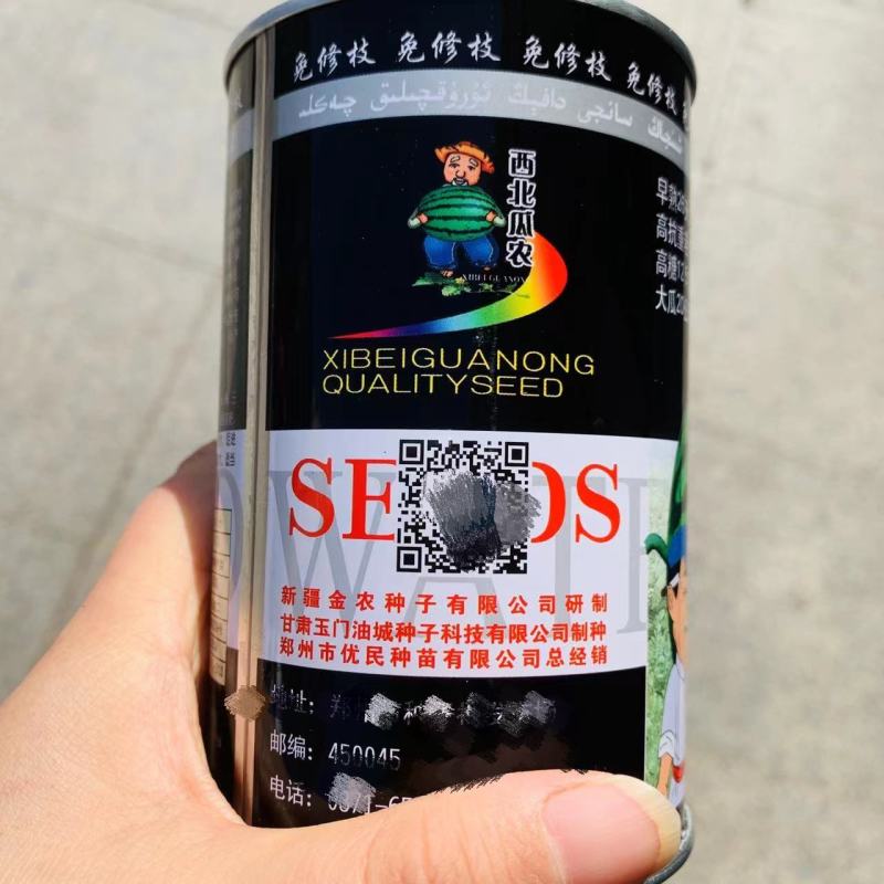 省工省时易坐果早熟优质抗重茬懒汉花霸王西瓜种子免修枝