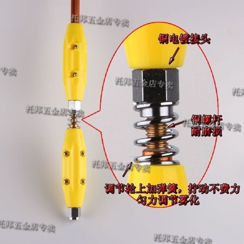 农用喷雾器喷枪雾化高压喷枪水枪打药枪铝合金杆防风陶瓷喷嘴