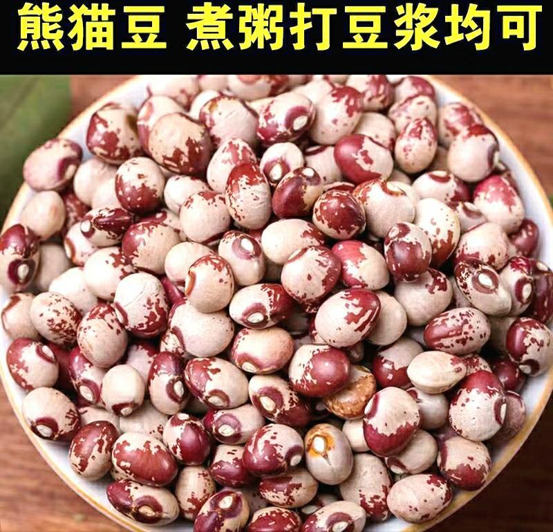 农家熊猫豆小花豆饭豆，颗粒饱满香糯可口五谷杂粮