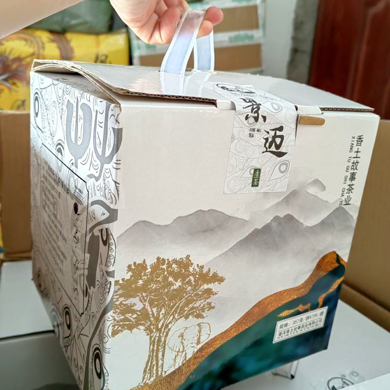 景迈普洱生茶景迈普洱茶2021年景迈茶生普洱茶1饼357