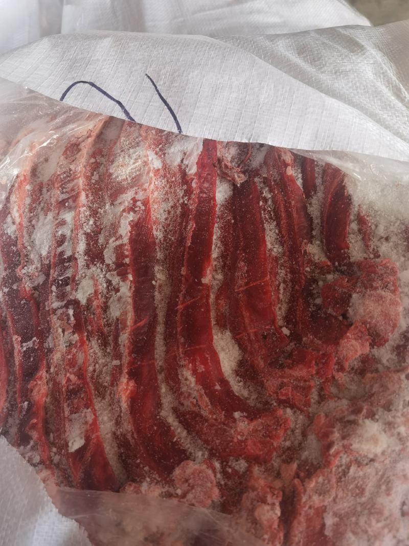 蒙古马肋条，纯干货，精修去油，活马吊宰，一手货支持整柜