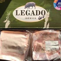 西班牙伊比利亚1672厂黑猪半切去皮五花肉现货