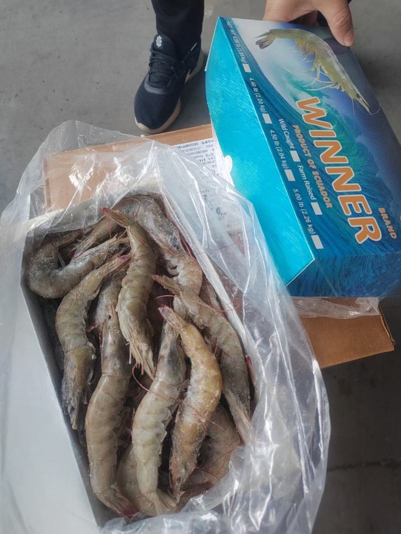 水冻大虾一件10盒1.4千克海洋大虾