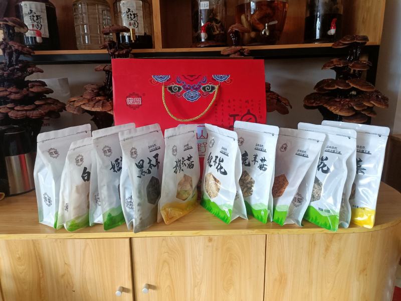 十全十美礼盒山珍礼盒10包干品山珍菌类