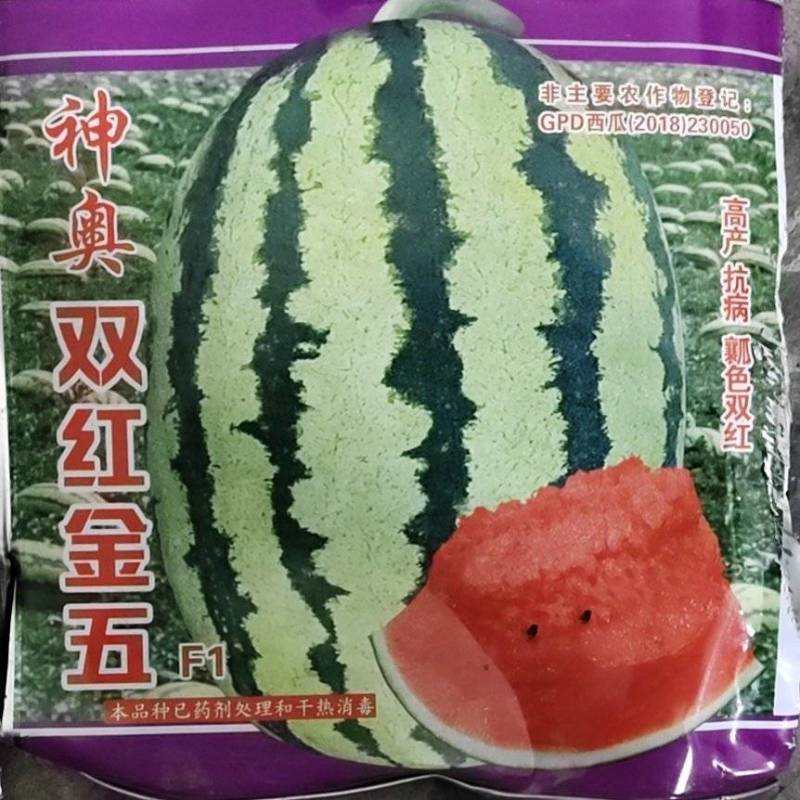 双红金五西瓜种子品质大果甜如初恋高回购咨询有优惠