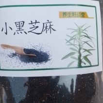 中药材黑芝麻，食用生熟黑芝麻