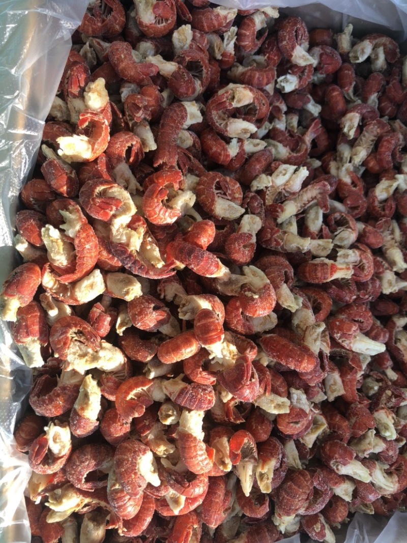 产地一级干冰氮冻龙虾尾适用于餐饮，终端批发零售