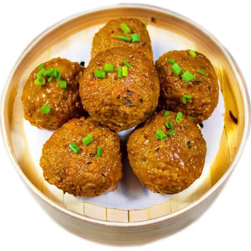 正宗纯手工制作加料四喜丸子美食加热500g,鲜香诱人口感