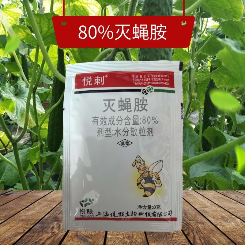 悦刺80%灭蝇胺美洲斑潜蝇潜叶蛾果实蝇杀虫剂