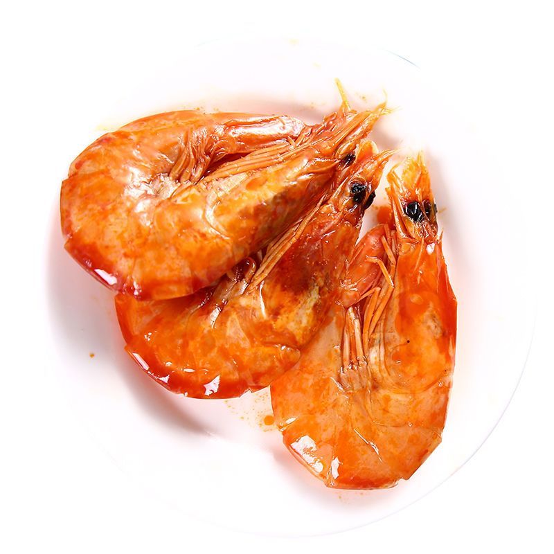 海鲜油焖大虾干麻辣虾香辣海虾富贵即食烤虾休闲海味零食