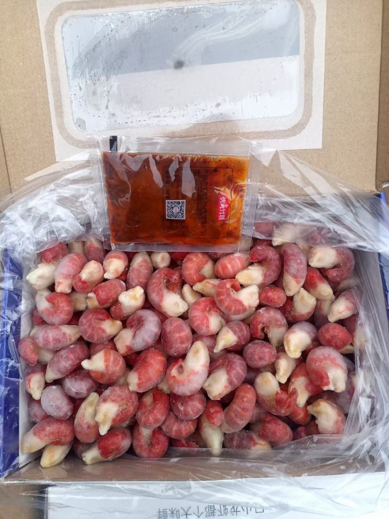 3斤装带料包虾尾，一件6盒，3斤/盒
