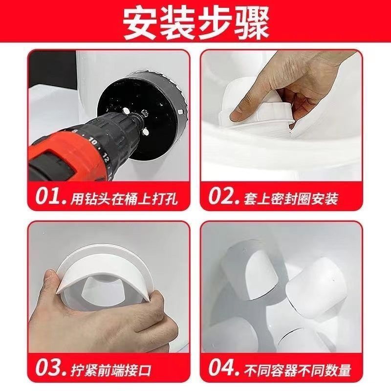 家禽自动喂食器养鸡自动喂食器喂鸡食槽料槽带盖防潮养鸡神器