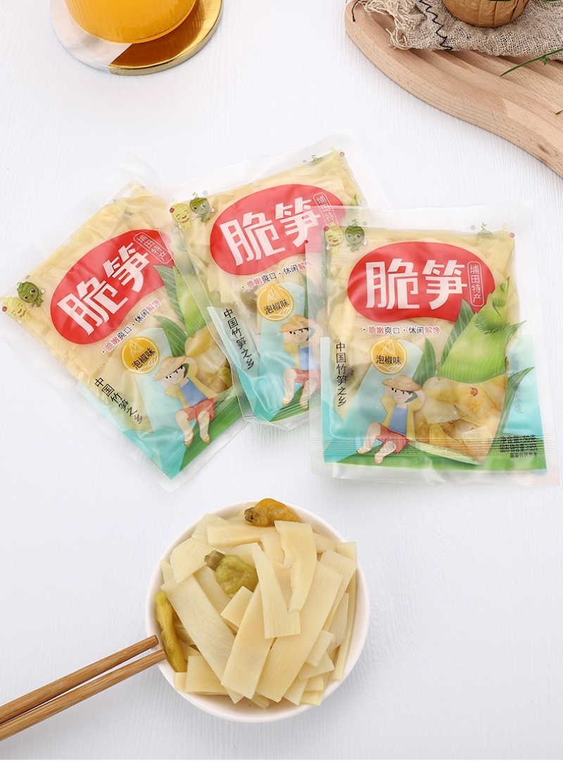 休闲零食脆笋泡椒味