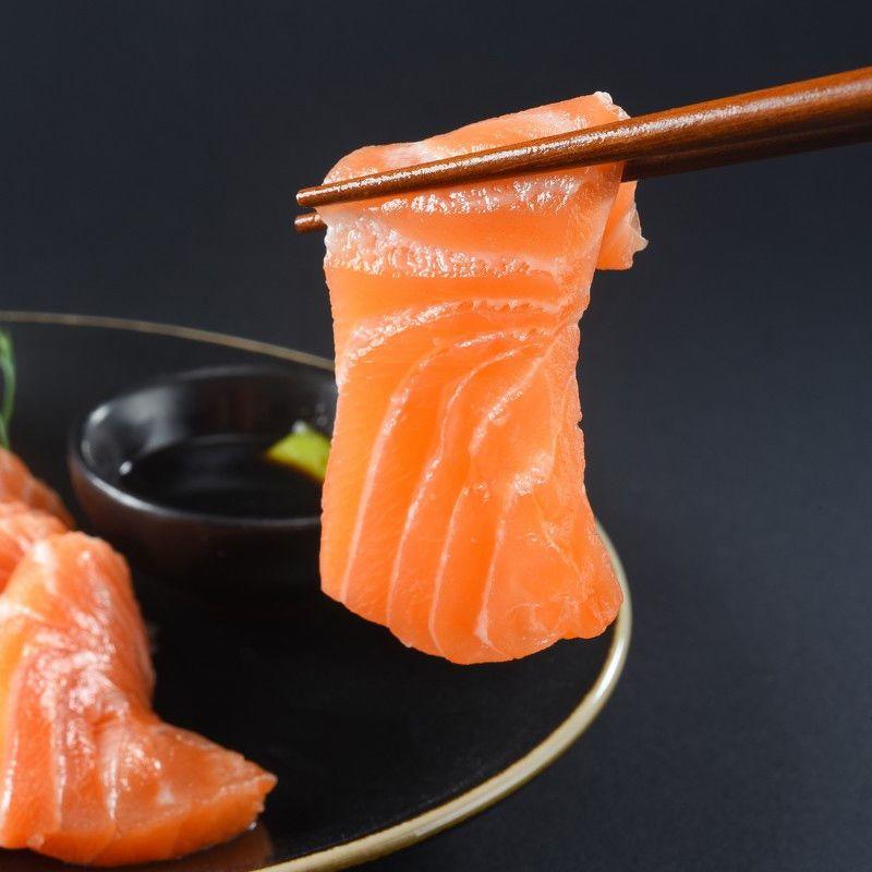 新鲜三文鱼冰鲜三文鱼刺身生鱼片整条刺身生食香煎日料寿司